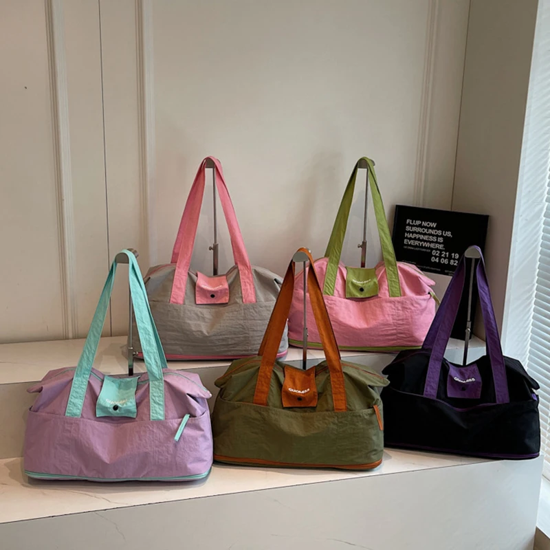 Large Capacity Lightweight Expandable Foldable Fashion Travel Bag Short Distance Luggage Bag Business Trip Ready Delivery Bag