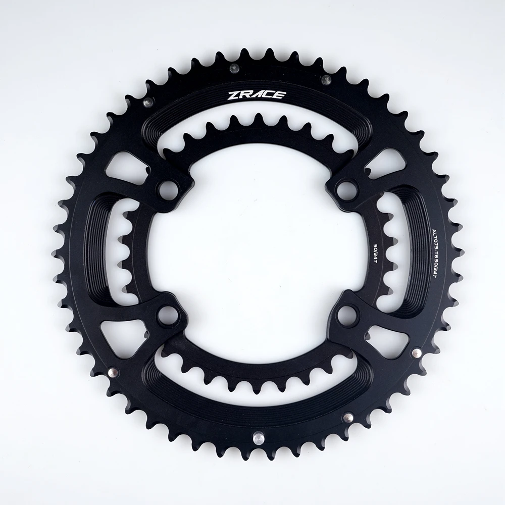 ZRACE 非対称ロードチェーンリング 105 FC-R7000、ULTEGRA FC-R8000