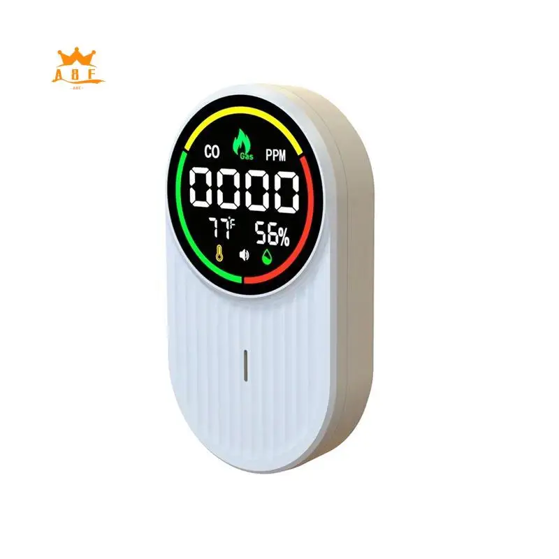 

A08E-CO Combustible Gas Temperature And Humidity 4-In-1 Gas Household Strong Carbon Monoxide Alarm US PLUG