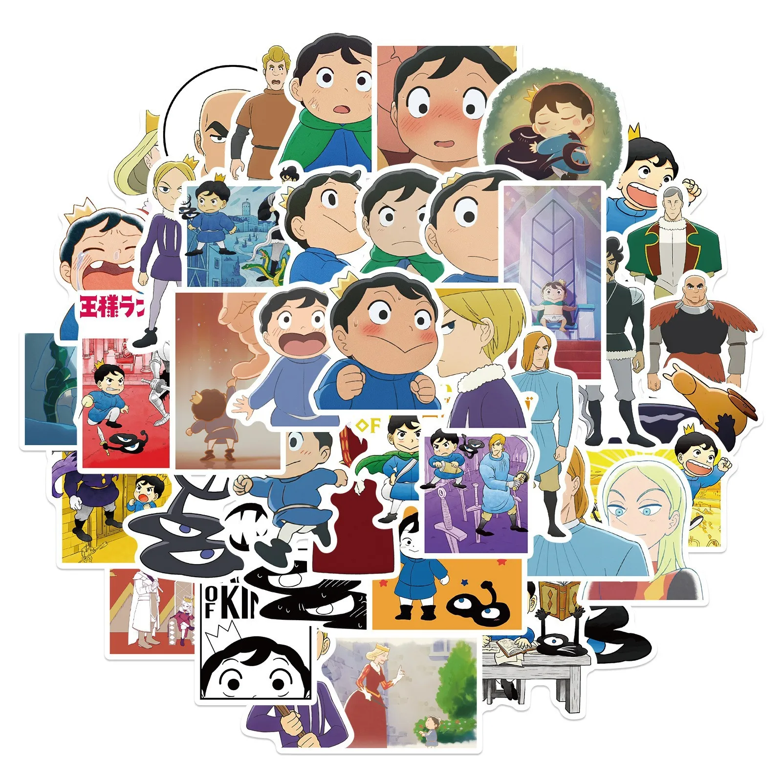 50 pezzi di classificazione dei re adesivi decorativi per notebook, frigorifero, ricompensa, carta diffusa, adesivo all'ingrosso