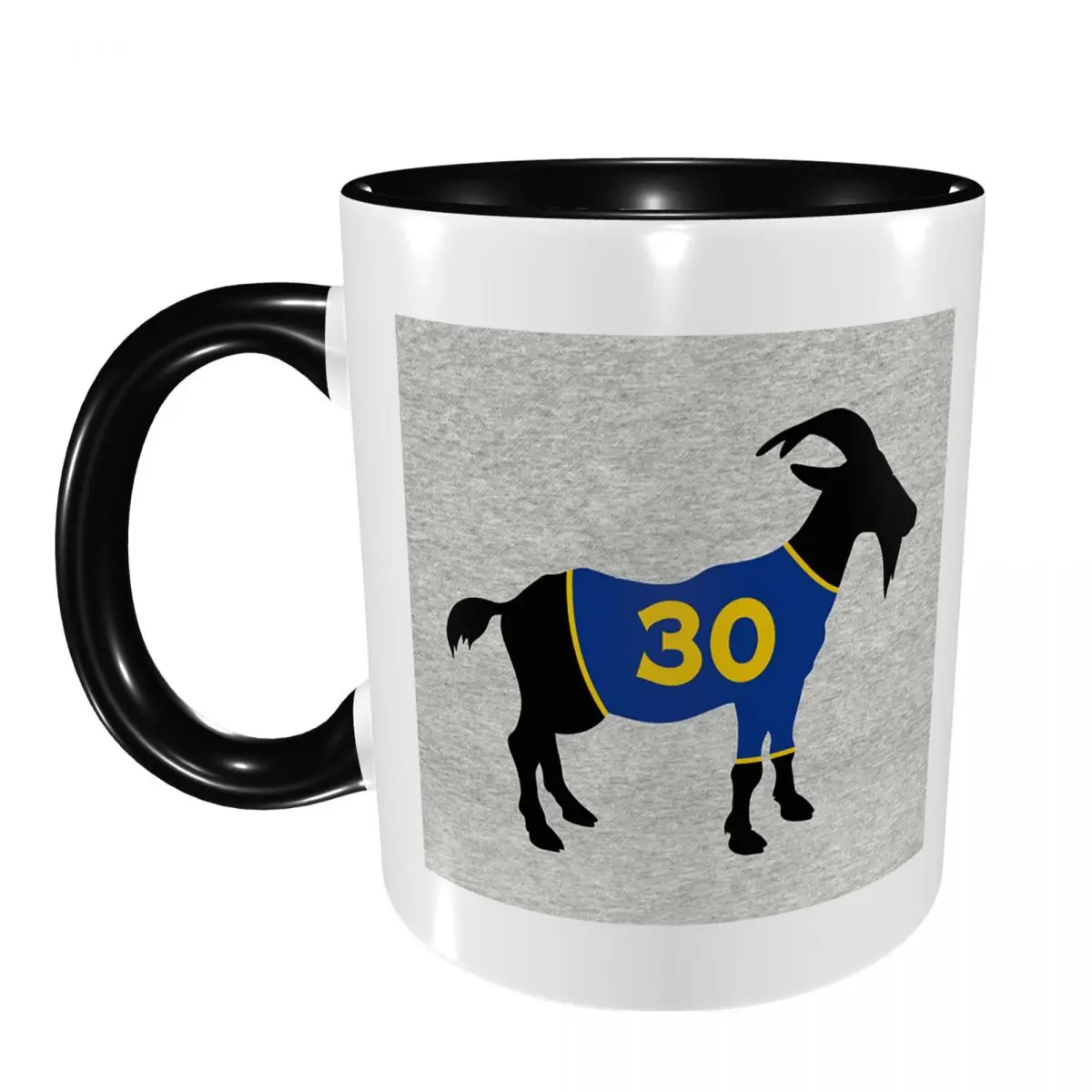 Steph Curry Goat Mug Funny Ceramic Coffee Cups Tea Mugs Milk Cup Drinkware Gifts for Friends