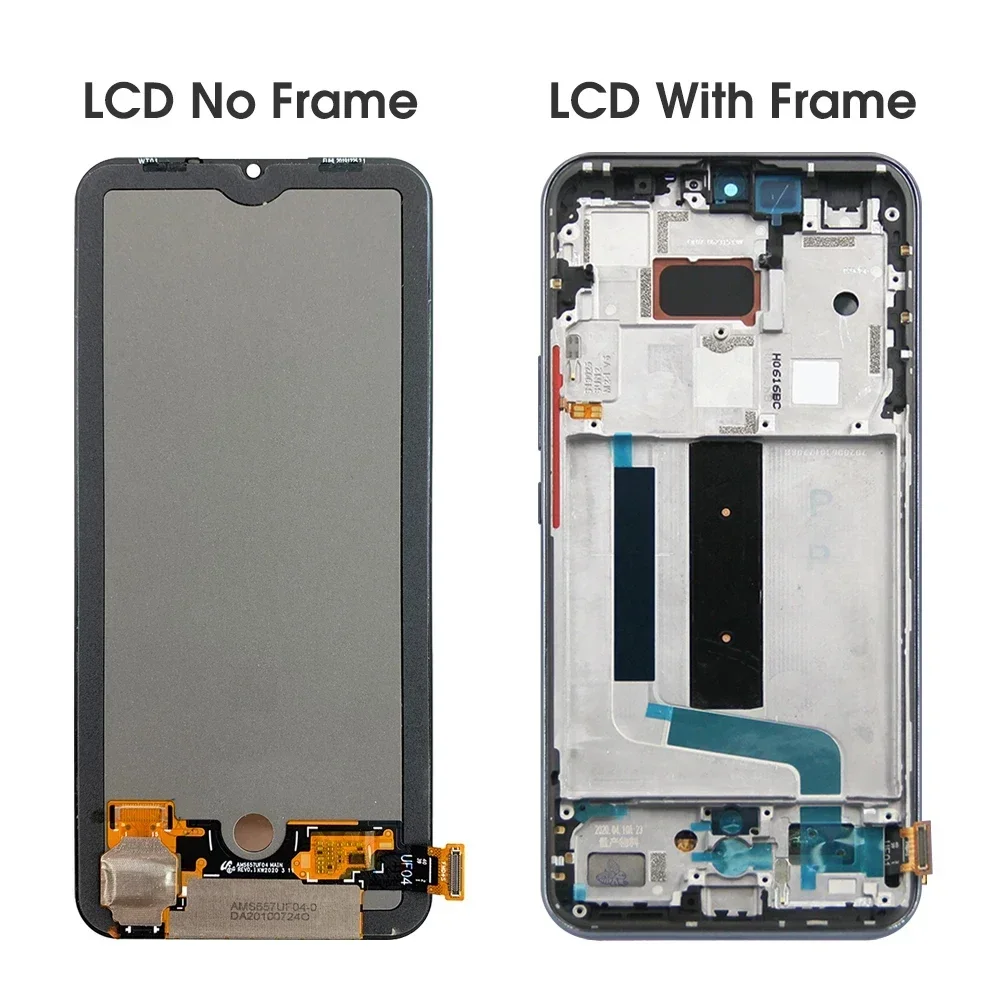 6.57\'\' Mi 10 Lite Display For Xiaomi Mi10 Lite Lcd Display Touch Screen Digitizer Assembly For Mi 10Lite Lcd M2002J9G 5G