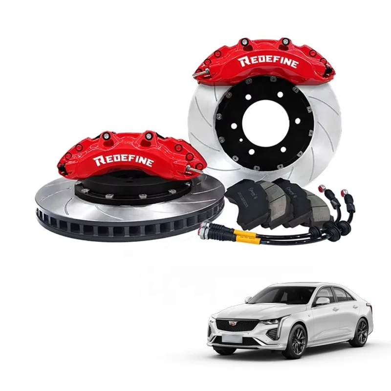 Applicable ToFactory Custom High Quality Support 90% Vehicle Type 4 Pot Front Caliper 4 Piston Brake Kit For Cadillac CT4