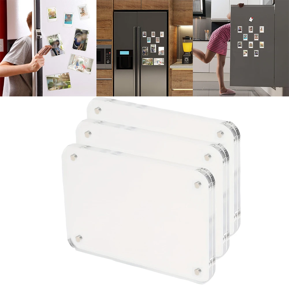 إطار صور أنيق إطار صور أكريليك ديكور منزلي تثبيت مغناطيسي قوي مناسب لديكور المنزل تصميم سهل الاستخدام #5