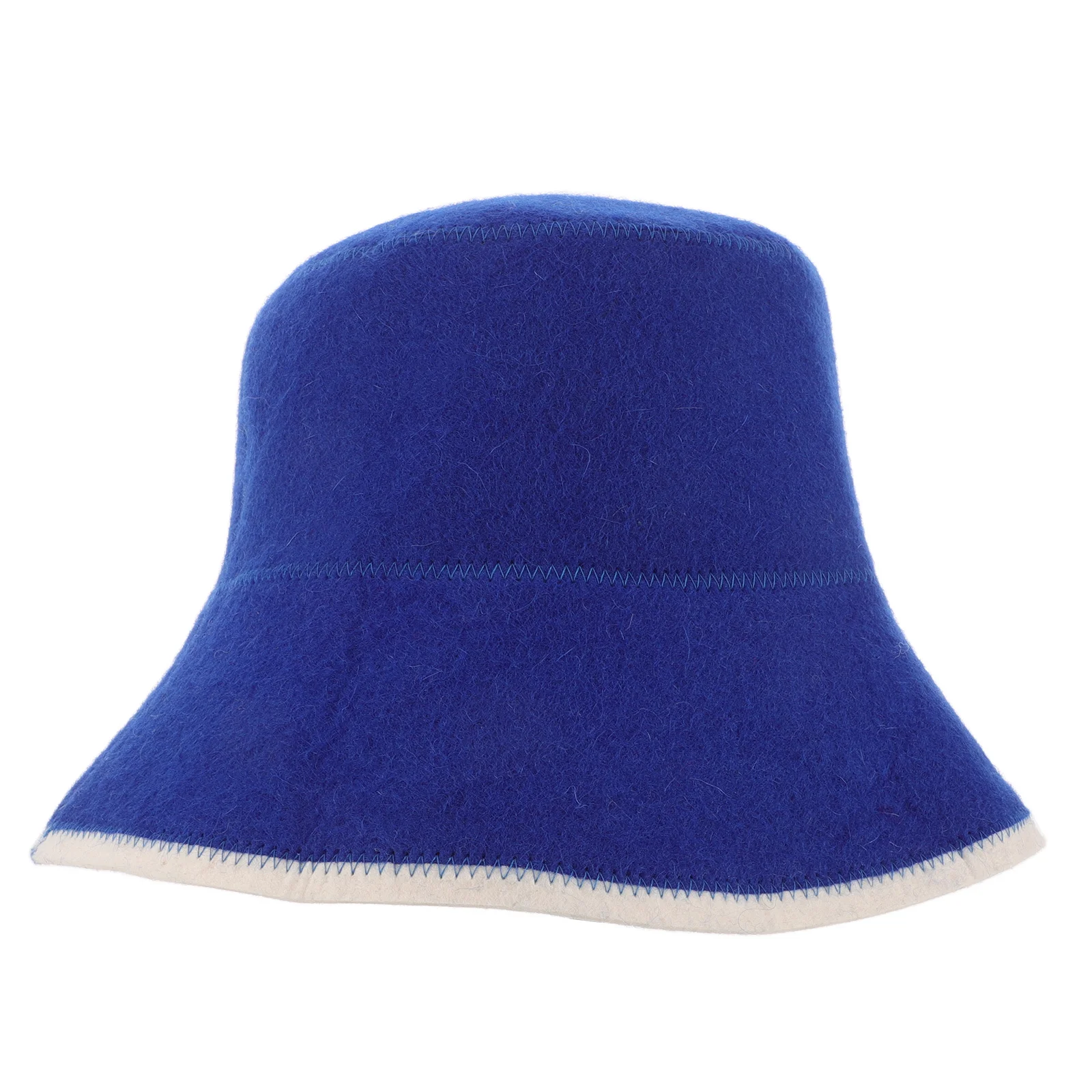 

Thickened Absorbent Bath Hat Felt Wool Sauna Cap Russian Style For Spa Unisex Head Cover Sauna Hat