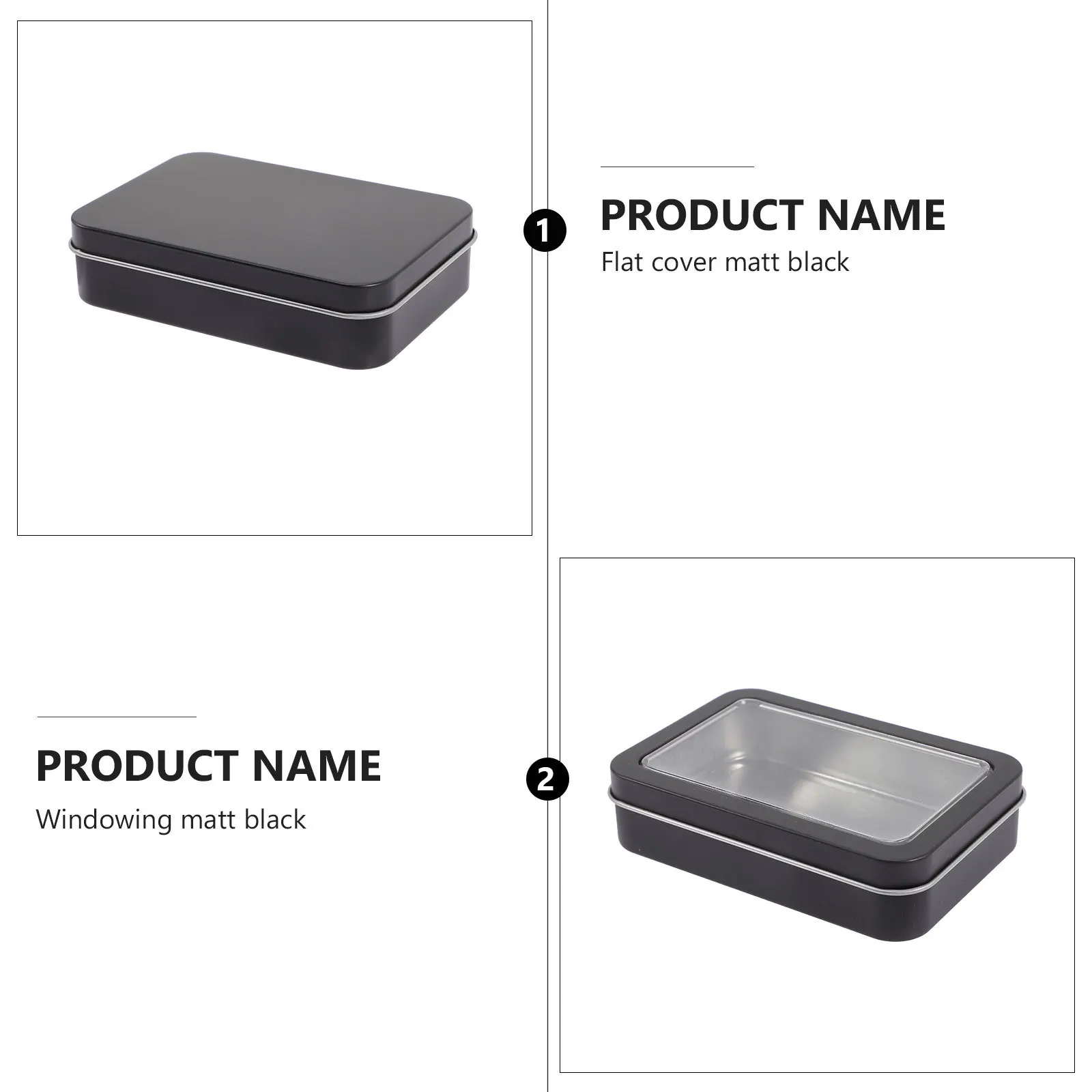 6Pcs Card Decks Tinplate Storage Box Cards Organizer Game Card Holder Compact Case for Playing Cards Small Items Travel Use