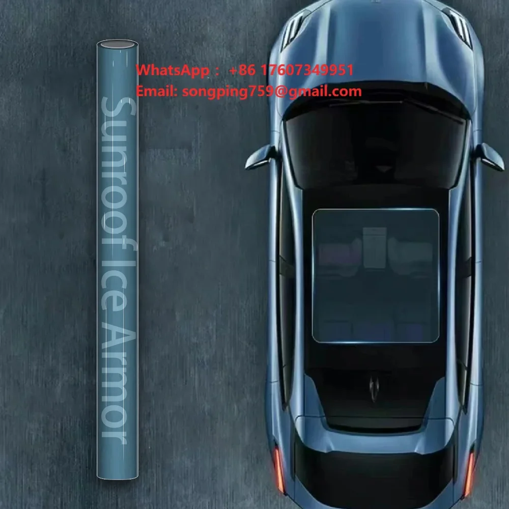 TPU-Sunroof TPU-Sunroof  Pro-Blue Sunroof Ice Armor Window Film  Car Film Roof Glass UV Protection Sunroof Heat Insulation Film - Aliexpress Deal