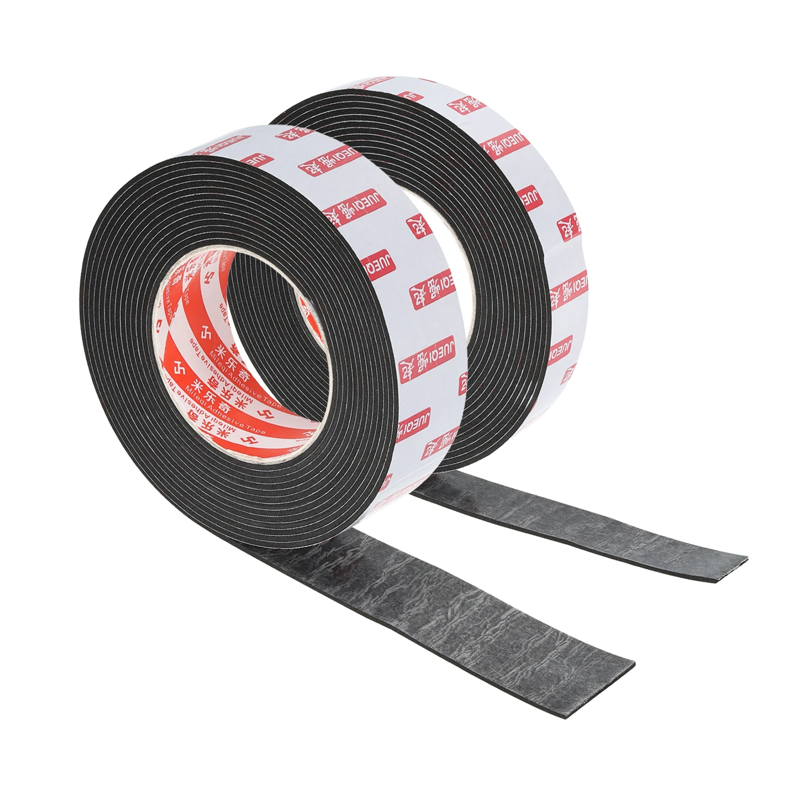 5M EVA Double Sided Foam Tape Strong adhesive Tape Weather Stripping for Door and Window Door Frame Gap Sealing Strip Black