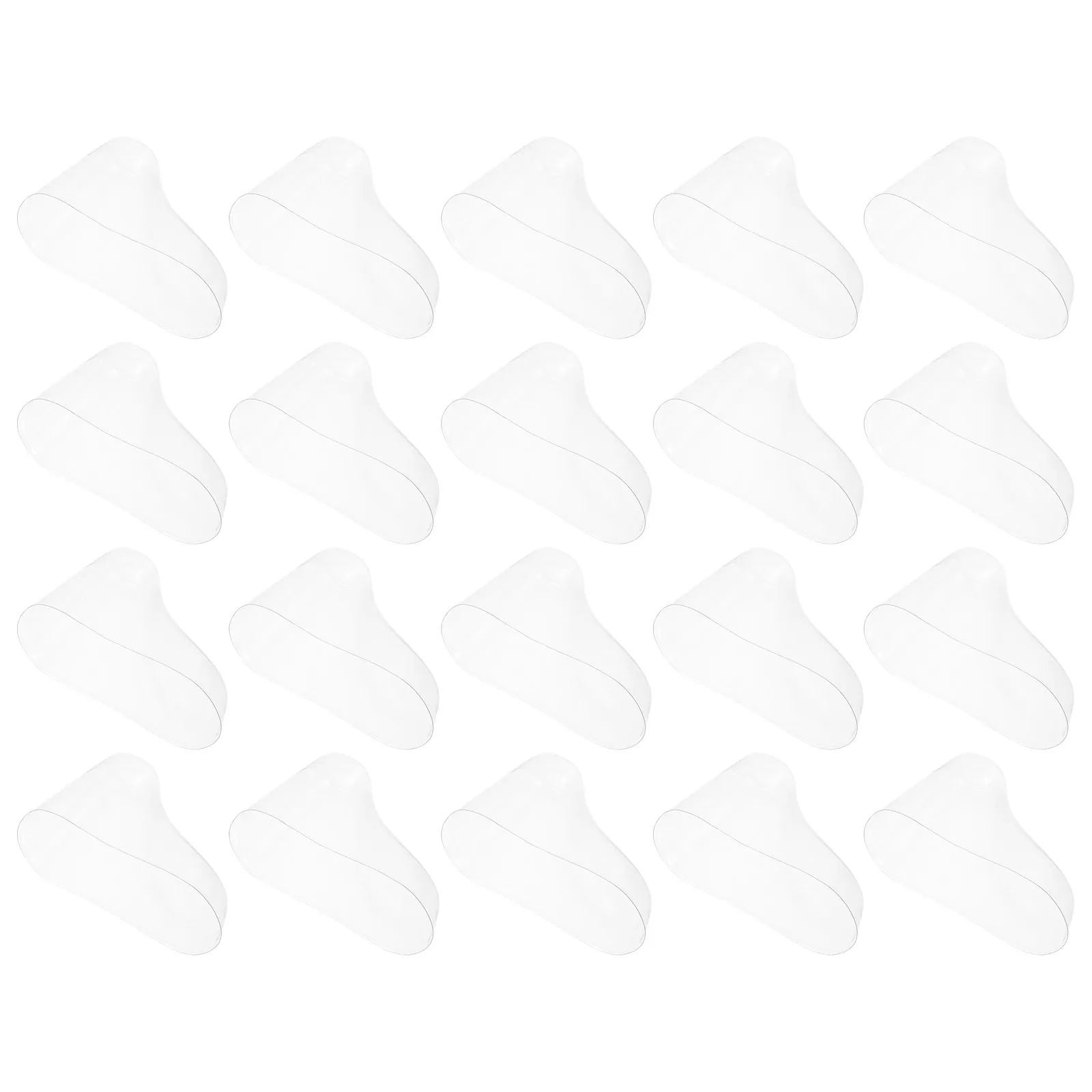 

40 шт. Прозрачные пластиковые формодержатели для обуви, подставки для демонстрации обуви, органайзеры для хранения носков и ботинок