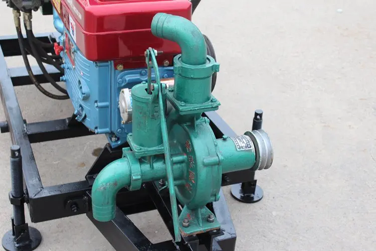 آلة حفر آبار المياه الصغيرة المحمولة 200 متر للبيع تتميز بمعدات جهاز حفر محرك مضخة التروس لألمانيا #5