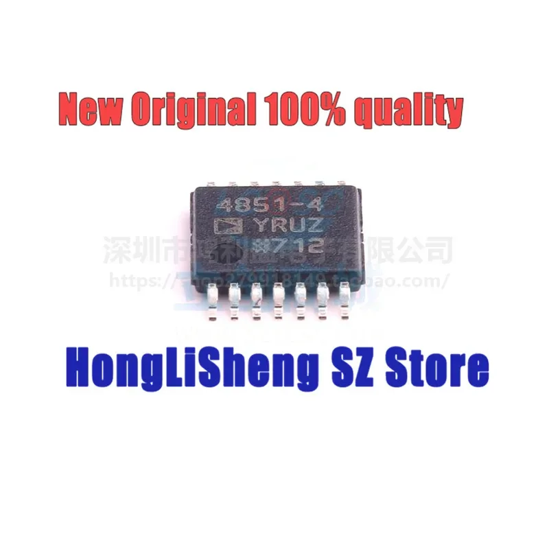 5pcs/lot ADA4851-4YRUZ ADA4851-4 4851-4 ADA4851 TSSOP14 Chipset 100% New&Original In Stock