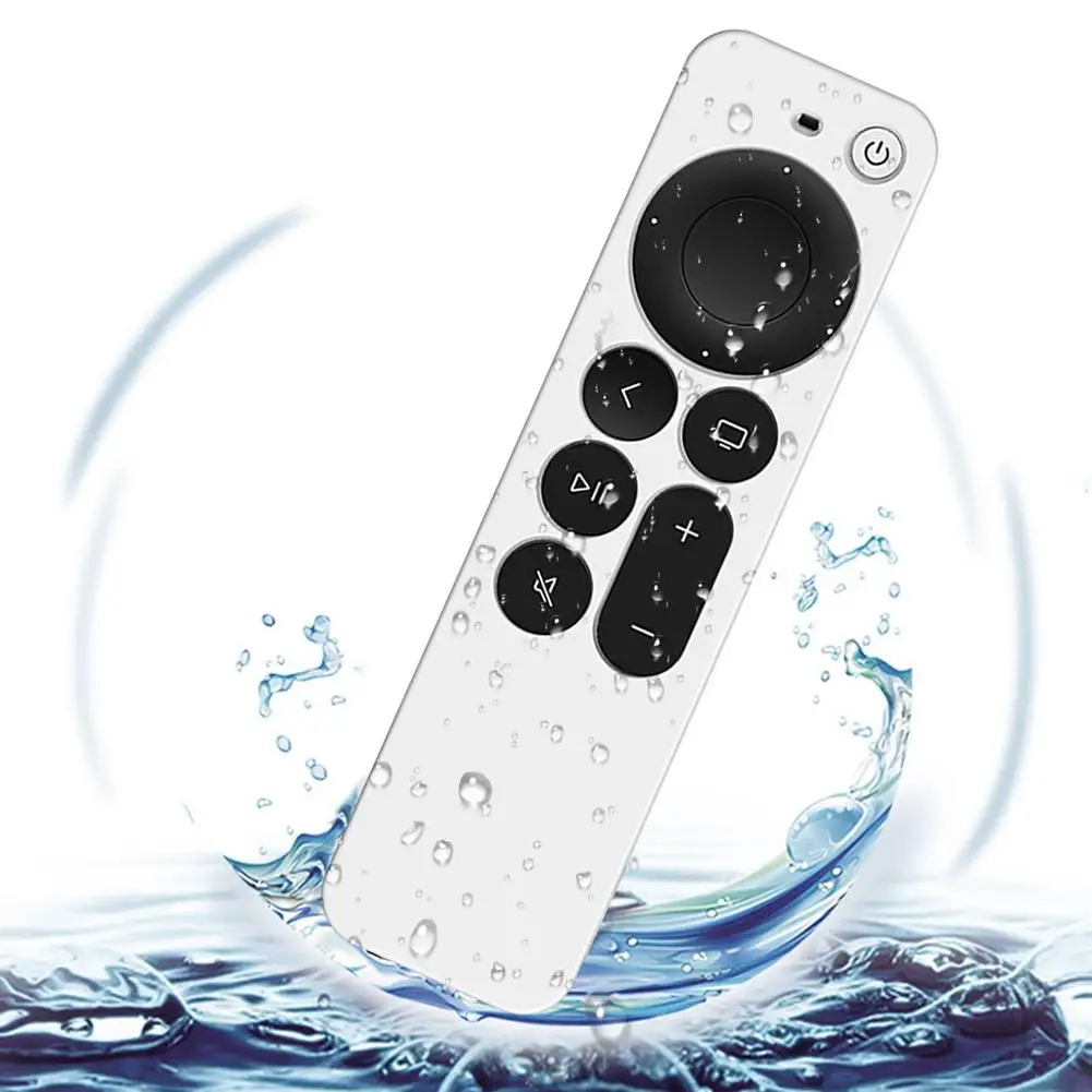 

2021 Anti-Lost Protective Case For TV 4K 2nd Gen Siri Remote Control Anti-Slip Durable Silicon Shockproof Cover