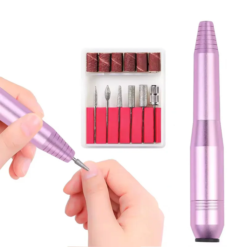 

Лидер продаж, новый продукт, портативный домашний маникюрный инструмент для дизайна ногтей, мини-дрель для ногтей, портативная ручка для полировки ногтей