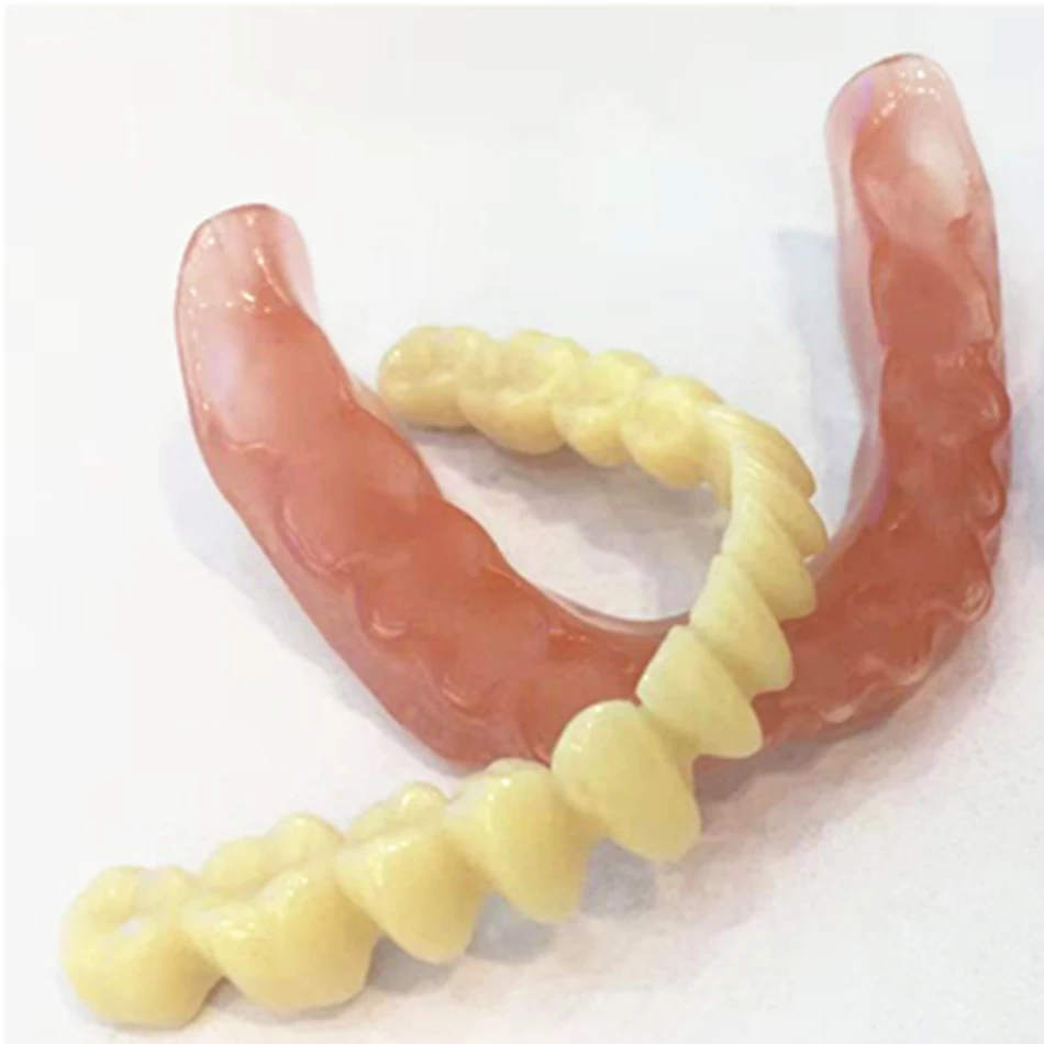 DENXY 1 Stück Dental PMMA-Scheibe A1 A2 A3 CAD/CAM Fräsharz-Scheibe Zahnarztmaterial für die Herstellung von temporären Brückenrestaurierungen – Detail 10