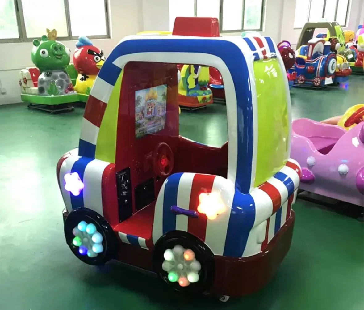 # Para diversión Big Taxi Kiddie monta una máquina de columpio para niños que funciona con monedas con pantalla 3D para niños