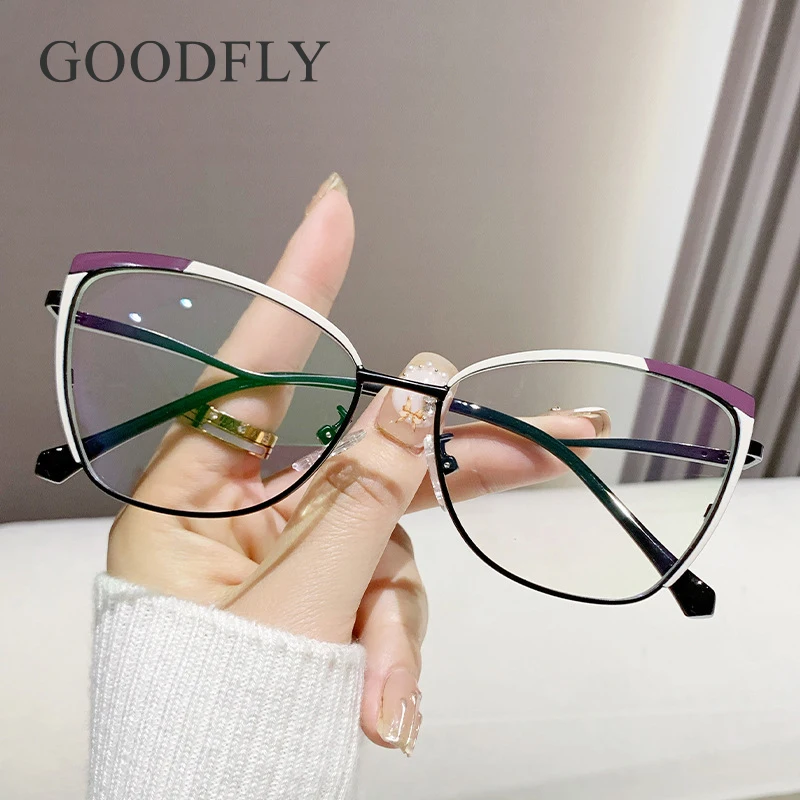 Cat Eyes Prescription Glasses for Women 2024 Assorted Colors Blue Light Glasses Reading Women\'s Transparent Eyewear Accessories