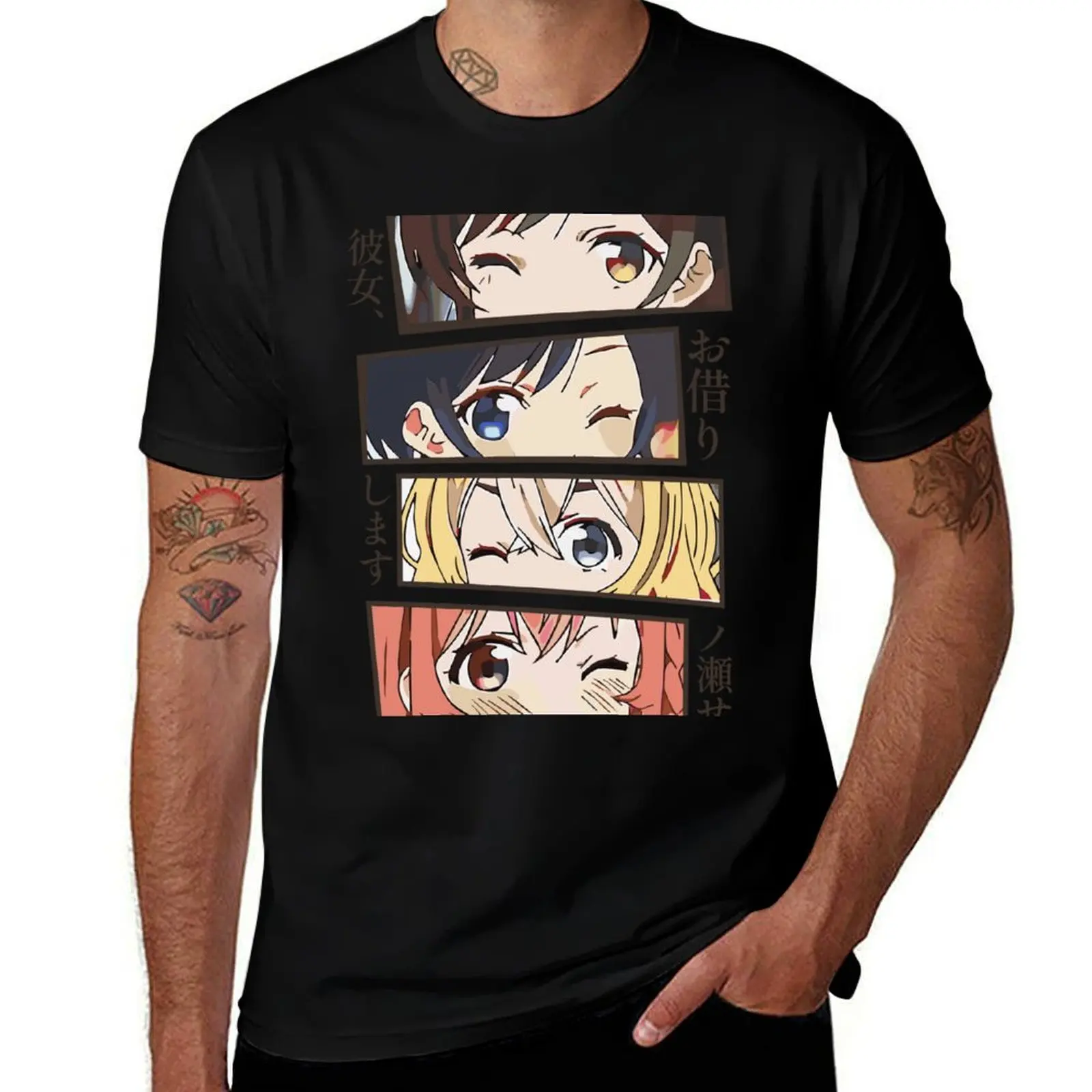 

Chizuru eyes - Rent A Girlfriend season 2 T-Shirt anime figures korean fashion boys whites vintage clothes Men's t-shirts