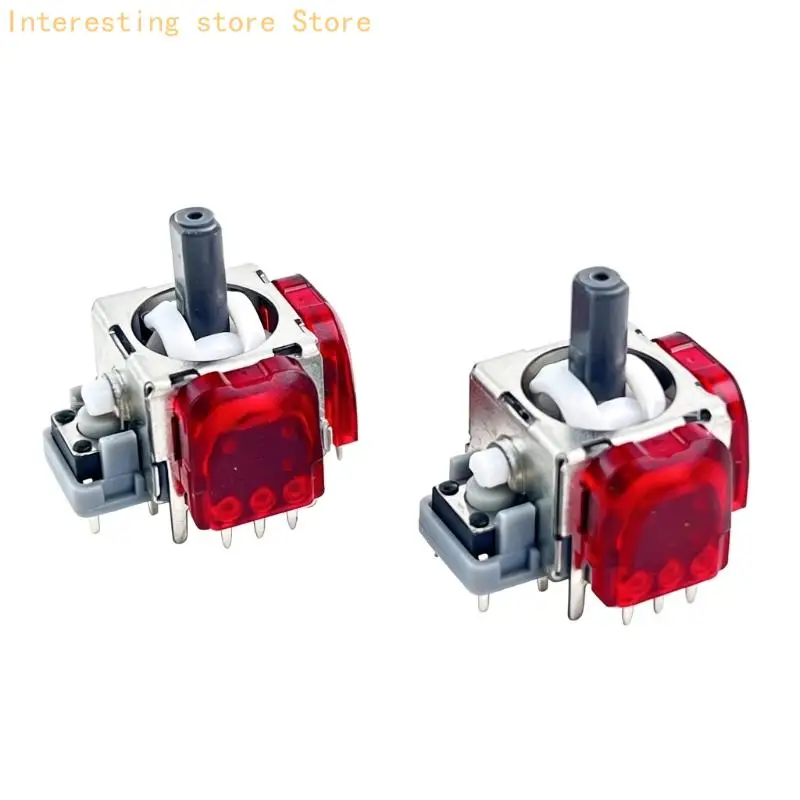 Ersatz-Thumbstick-Modul 10er-Pack für die Controller-Reparatur mit Hall-Effekt-Design und Metallrahmen-Stiftstruktur 55KC – Detail 9