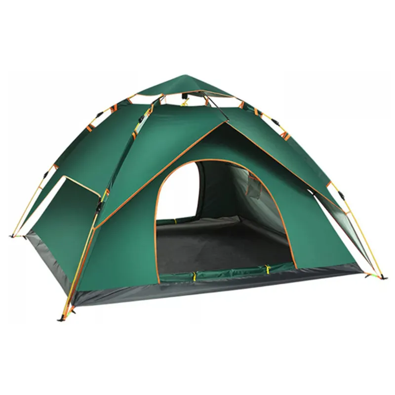 Wholesale Waterproof Backpacking Tents 3-4 Person Family Outdoor Camping Tent Automatic Pop Up Tent