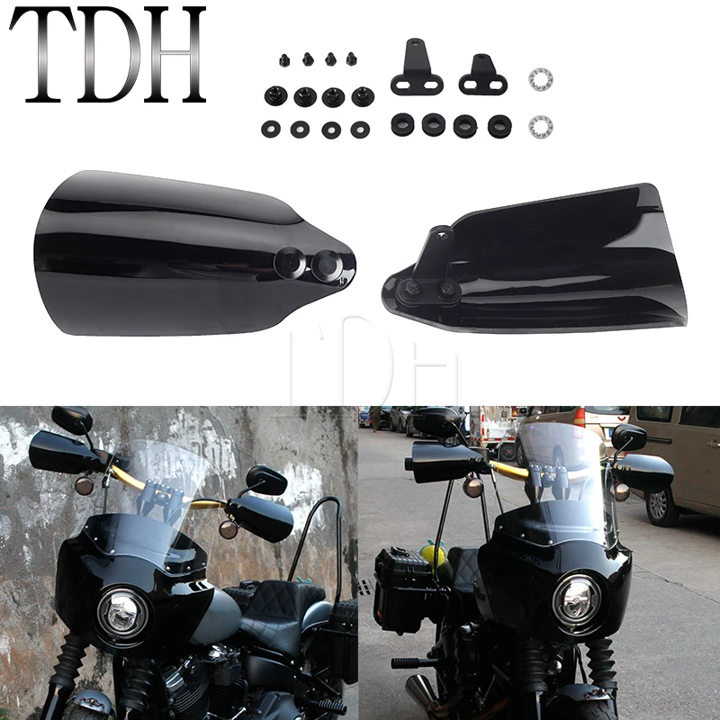 

Motorcycle Hand Guard Handguard Handle Shields For Harley Sportster Dyna Touring Softail Heritage FLST FLSTN FLSTS FLSTC FXSTC