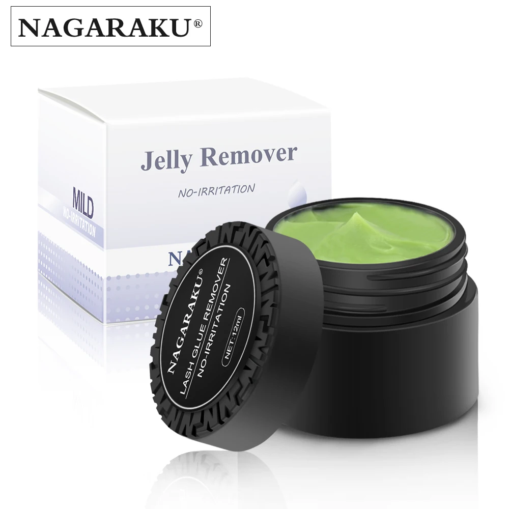 NAGARAKU Professional False Eyelash Glue Remover Eyelash Extensions Tool Cream Fragrancy Smell Glue Remover Jelly Remover