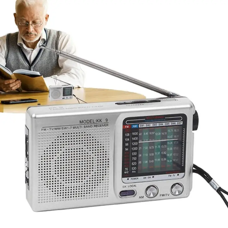 Portable Radio AM FM Radio With Loud Speaker Retro Good Signal Electronics Device For Good Signal And Clear Sound For Home