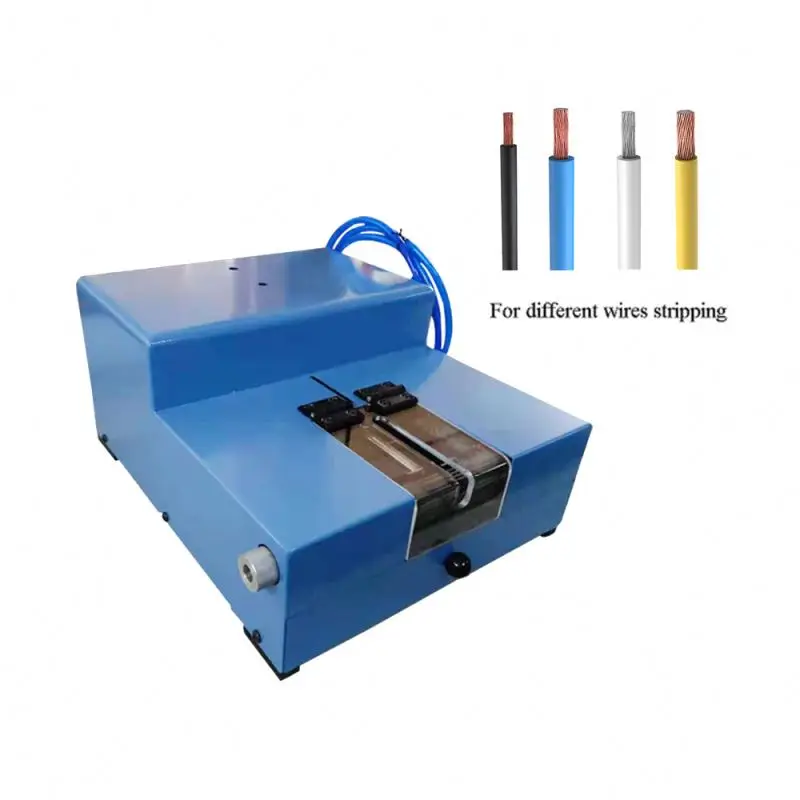 New Update Type Pneumatic Inductive Electric Wire Cable Stripping Peeling Machine.