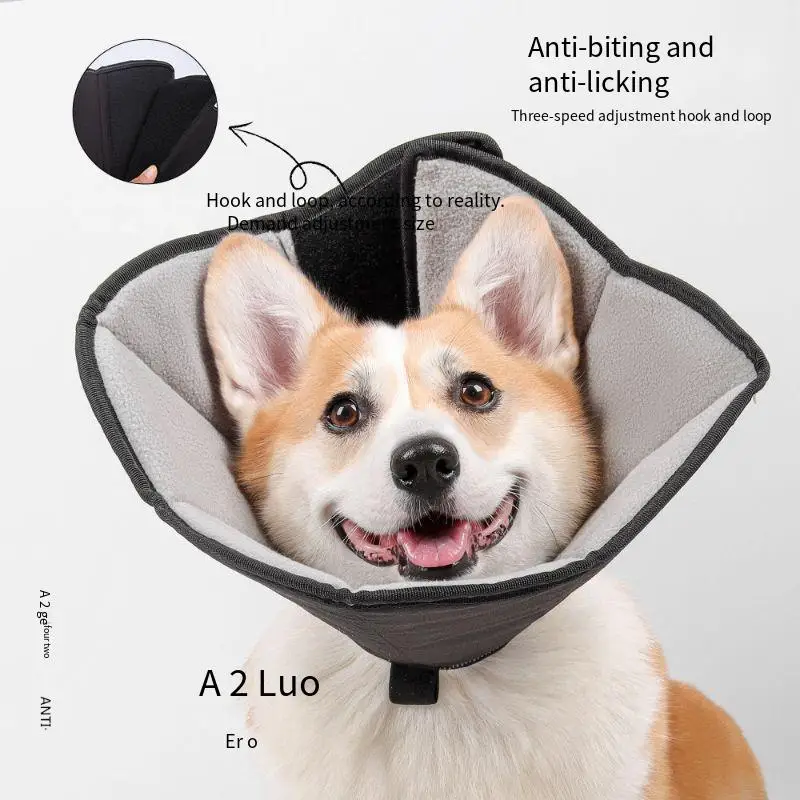 مخروط الحيوانات الأليفة بعد الجراحة لعام 2025 - طوق إليزابيث سميك للغاية للكلاب/القطط - طوق إلكتروني للاسترداد المقاوم للعض (بالجملة بالجملة) #2