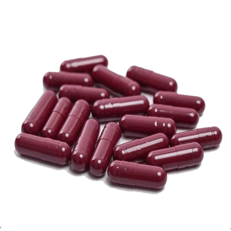 

0# 10000pcs red-red colored empty hard gelatin capsules, Clear Transparent gelatin capsules ,joined or separated capsules