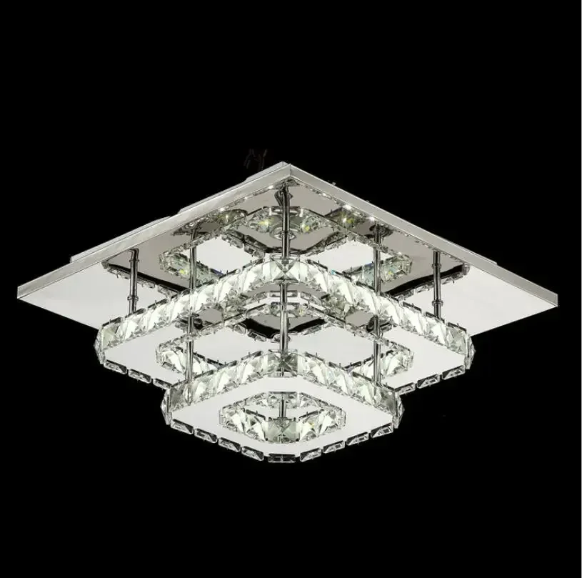 

K Modern Crystal LED Ceiling light Fixture For Indoor Lamp lamparas de techo Surface Mounting Ceiling Lamp For Bedroom