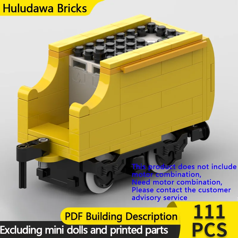 

Popular Anime Model MOC Building Bricks The Animated Vehicle Train Coal Car Modular Technology Gifts Assemble Children Toys Suit