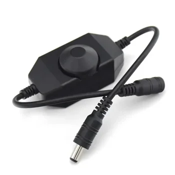 LED باهتة التبديل ضبط السطوع ، وحدة تحكم ل 3528 ، 5050 ، 5730 ، 5630 ، لون واحد قطاع الخفيفة ، تيار مستمر 12 فولت ، 24 فولت