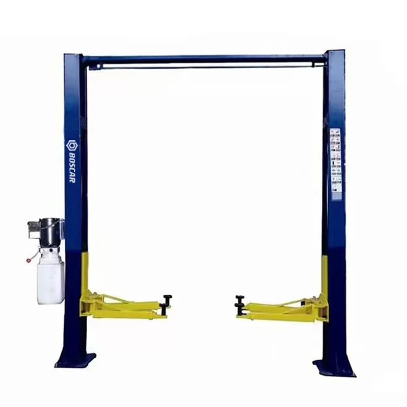 TPL-4000CM 4000kg Clear Floor Two Post Double Cylinder Hydraulic Car Lift