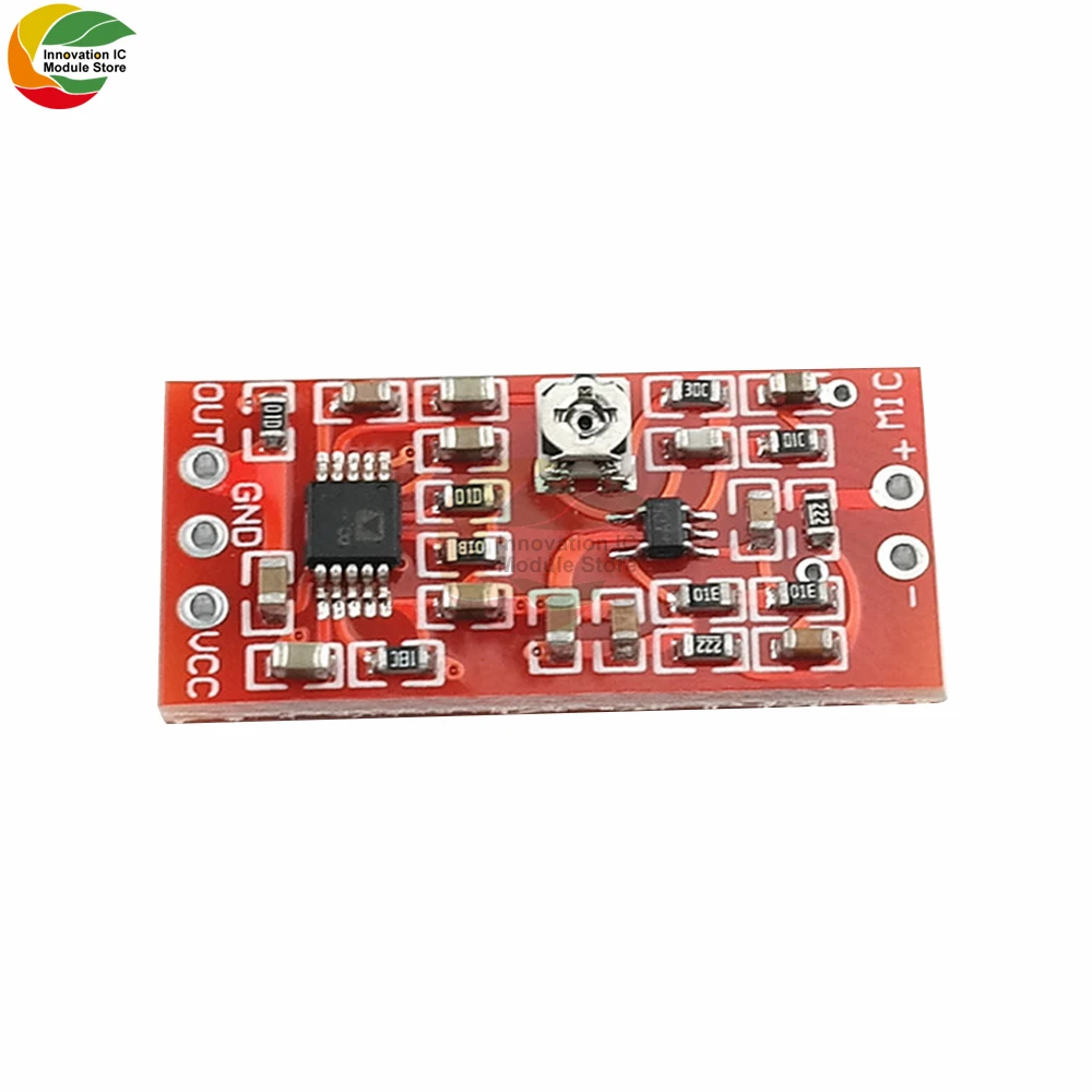 MAX4466 Electret Microphone Amplifier Board Pickup Module With SSM2167 Voice Compression Amplifier Module