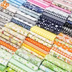 7PCS 24x25cm Cotton Patchwork Fabric Printed Cloth Sewing Quilting Fabrics for Needlework DIY Decoupage Handmade Accessories