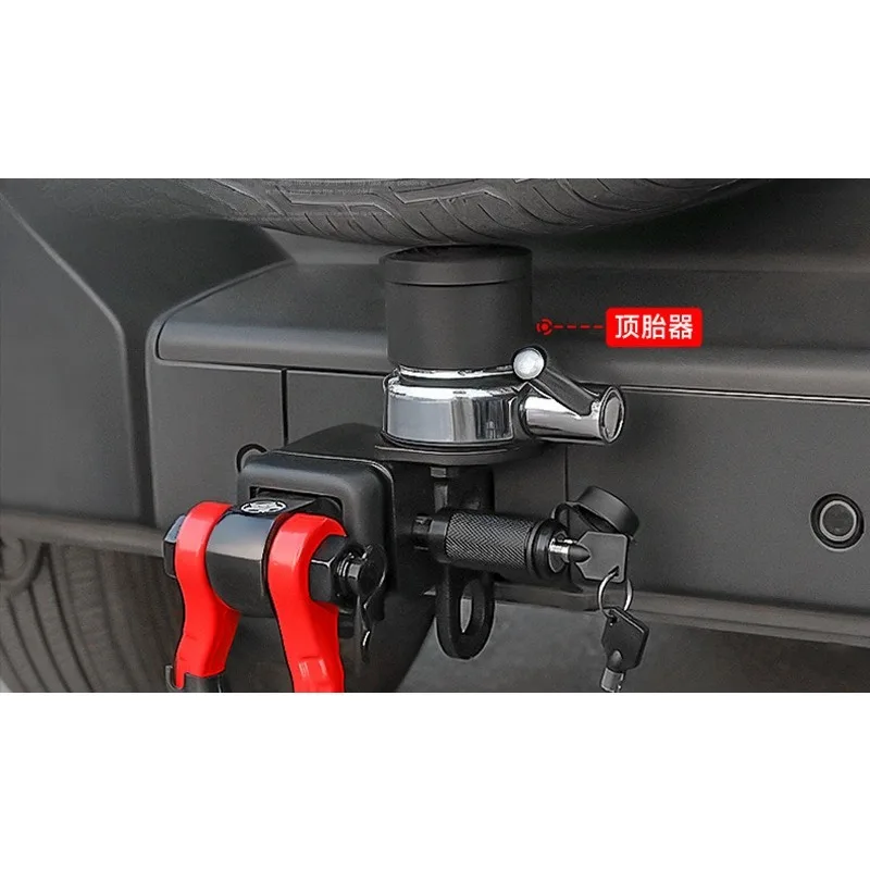 Trailer Hook Top Tyre Square Port U-Type Traction Hook Solid Trailer Arm Rogue Hook Special Accessories for Tow