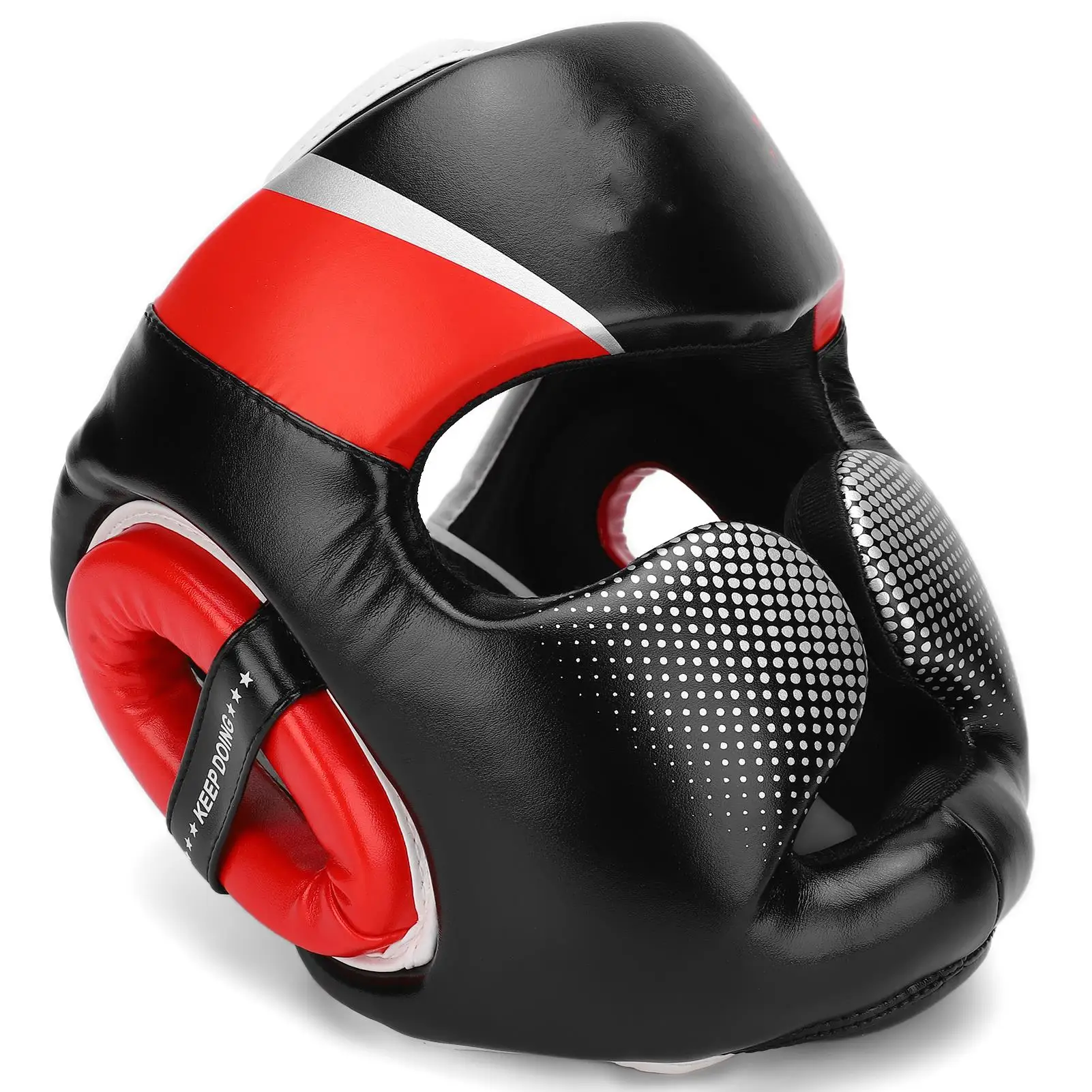 

Thickened Boxing Helmet Face Guard for Karate Muay Thai MMA Sanda Protective Gears