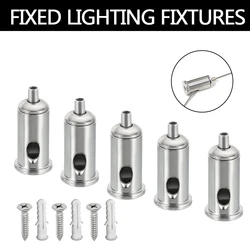 2-20PCS Adjustable Steel Wire Rope Clamp Cable Clamp DIY Lighting Accessories Pendant Lamp Hardware Accessories Suspension