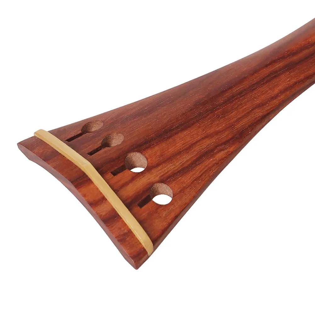 Complete Violin Set 7 Parts Including Chinrest Tailpiece Tuning Pegs and Endpin Ideal for 3/4 and 4/4 Size Instruments