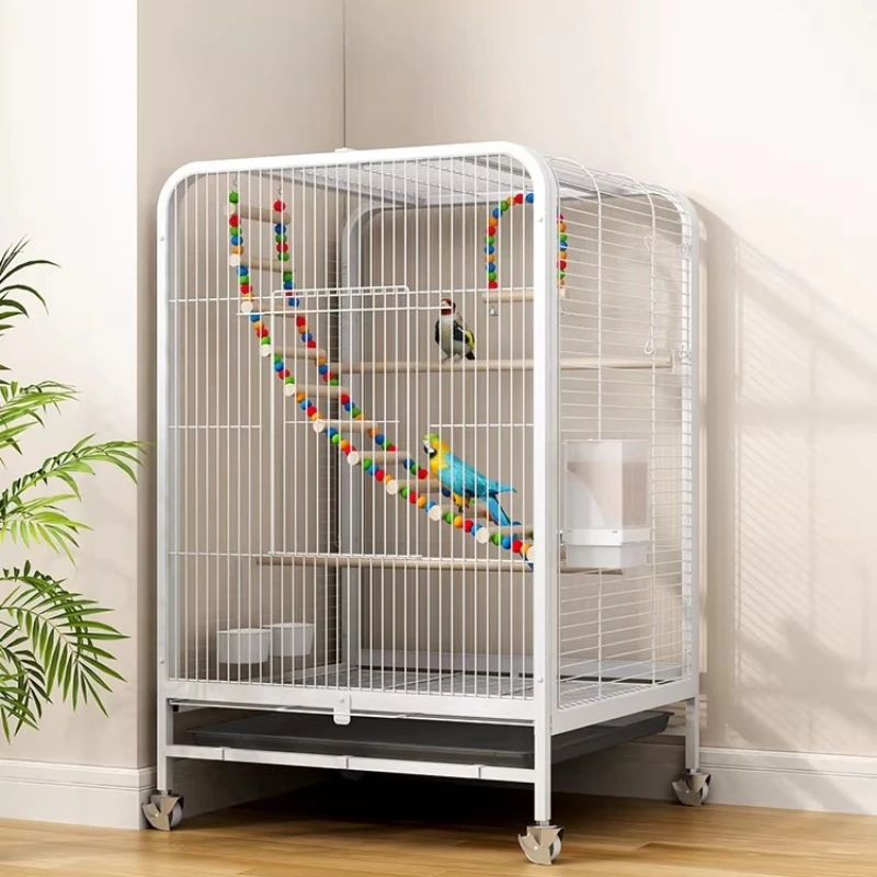 

Cockatiel Canaries Bird Cages Supplies Aviary Houses Indoor Bird Cages Lovebird Pigeon With Stand Bird Supplies