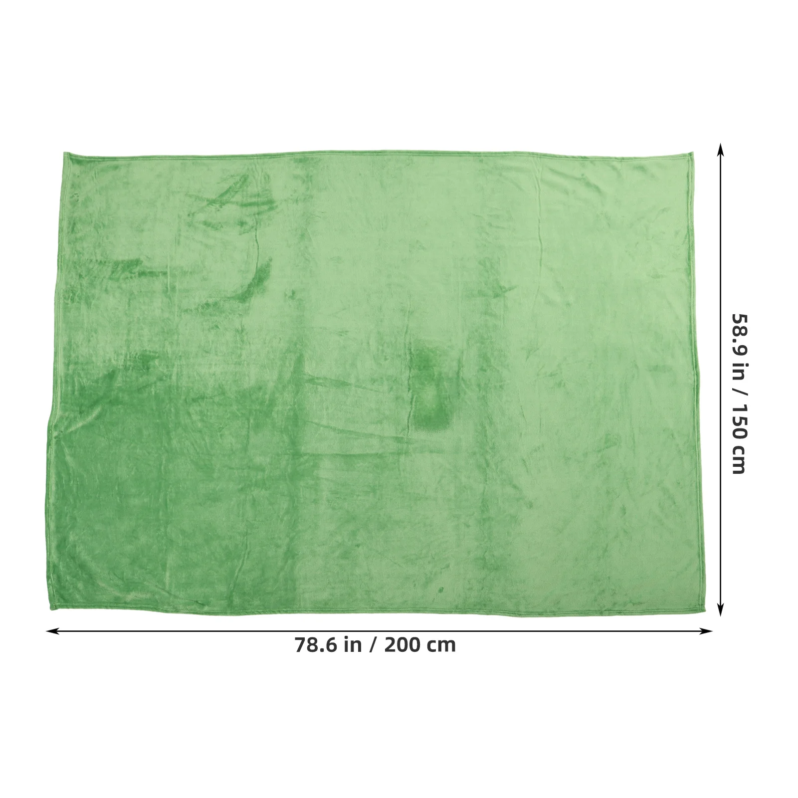 

Polar Fleece Sleeping Blanket Solid Color Comfortable Warm Gentle Touch for Bed Couch Camping Travel Polar Fleece Blanket