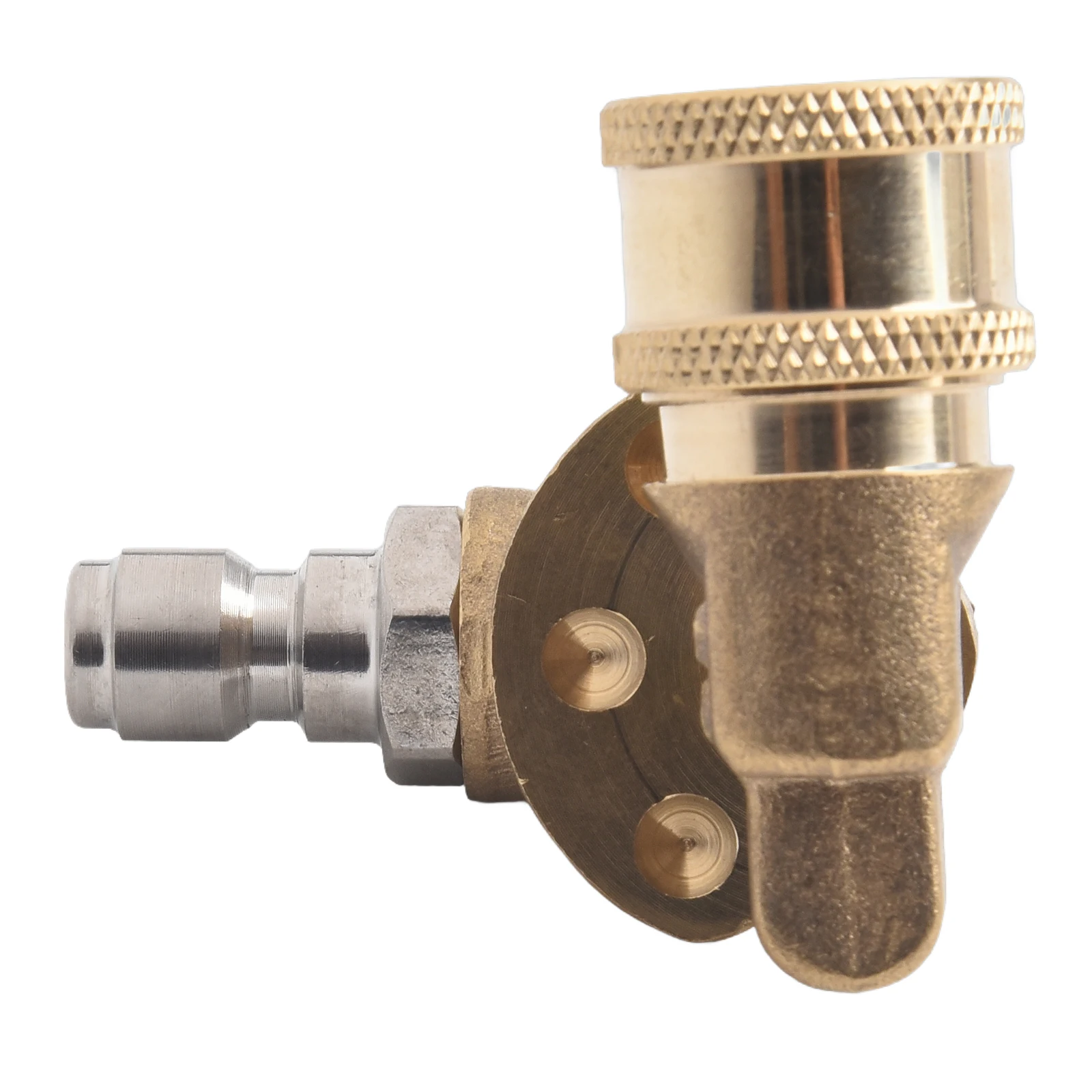 Brass Coupler For Nozzles Quick Connect Coupler Easy Maneuverability For Outdoor Cleaning For Various Cleaning Tasks