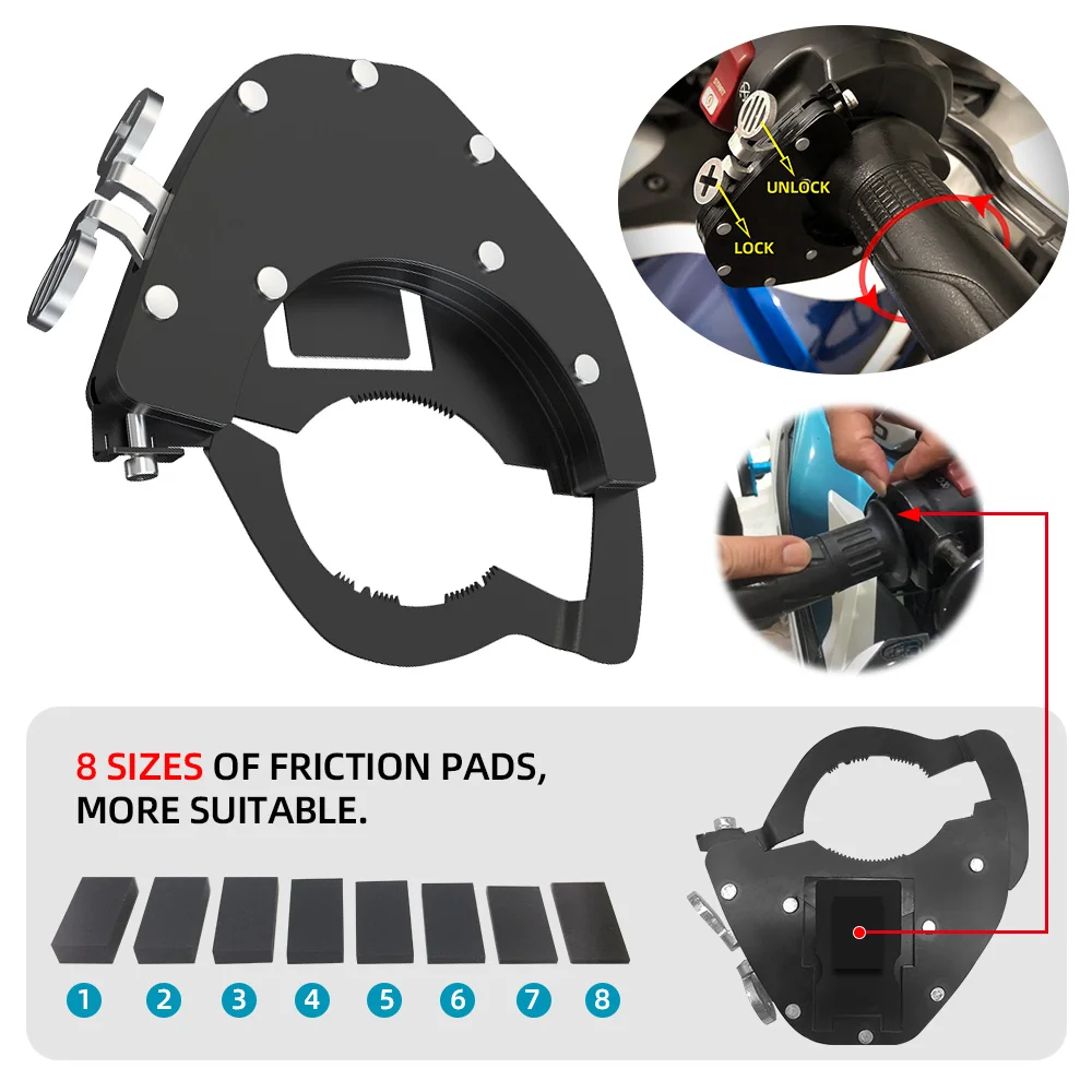 Throttle Grip Cruise Control Throttle Lock Assist Grip For CFMOTO 450SR-S/450SR/450SS/ 250NK/400NK/650NK/800NK 650MT/450GT/650GT