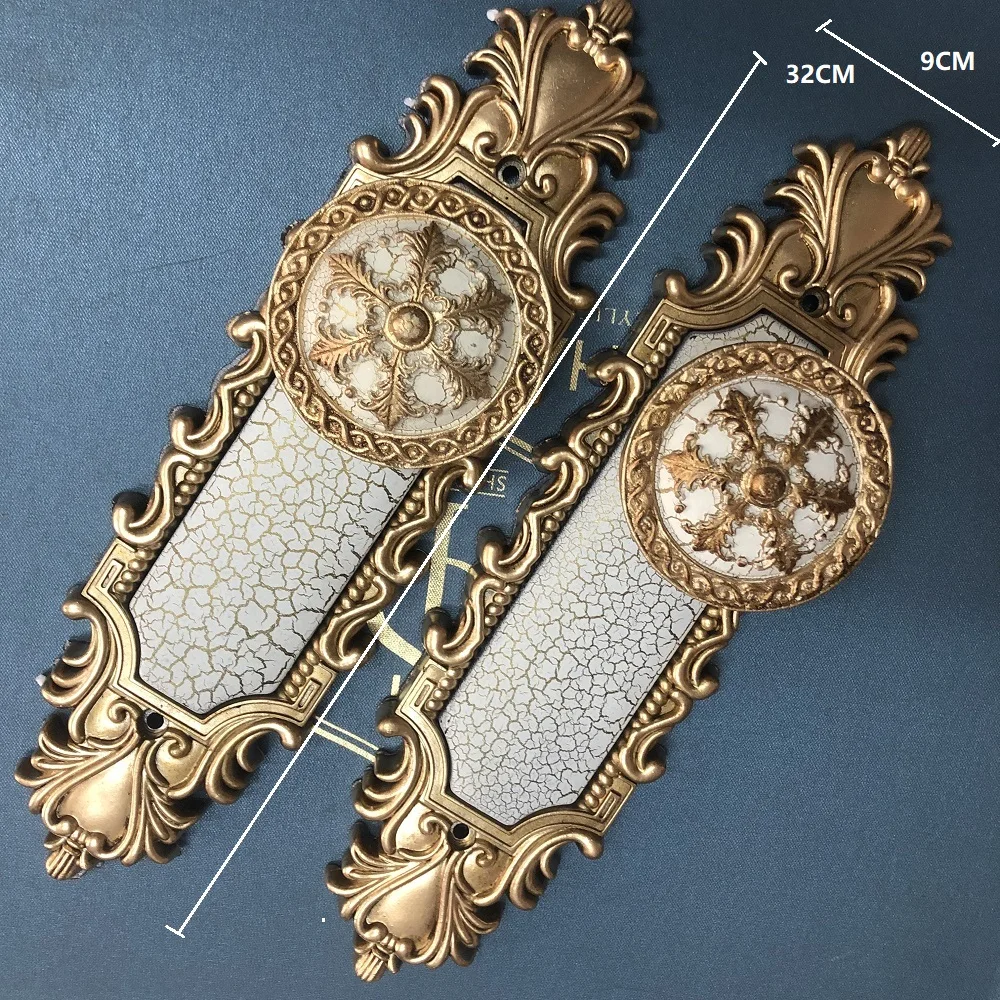 2Pcs/Set Curtain Hooks Holder Hanger Bronze Display Rack Wall Hook Curtain Accessories Door handle