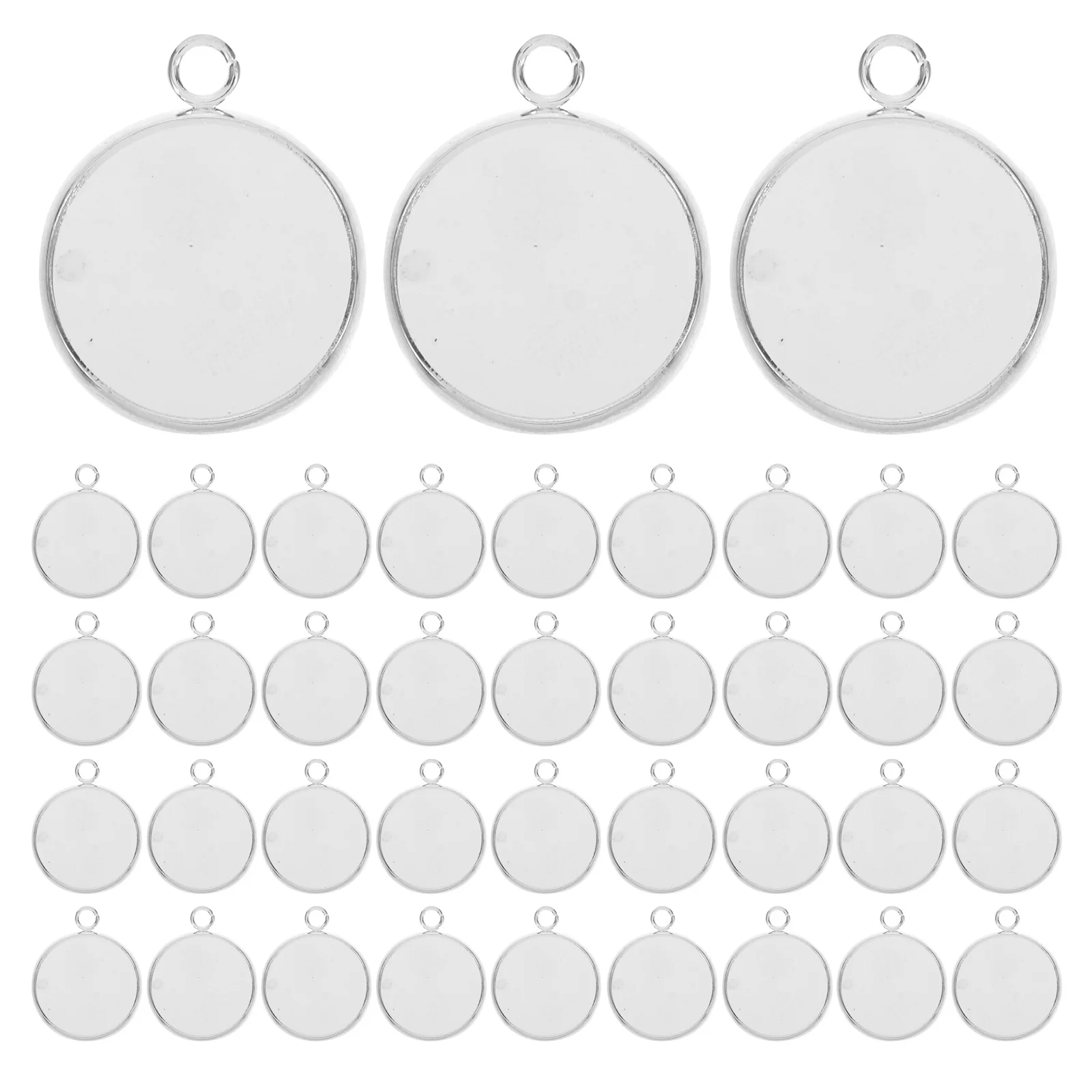 

50 шт., 16 мм, лоток для зажимов, аксессуары для зажимов «сделай сам», компоненты для сережек из нержавеющей стали, комплект для изготовления ювелирных изделий для женщин, нежная манжета для ушей