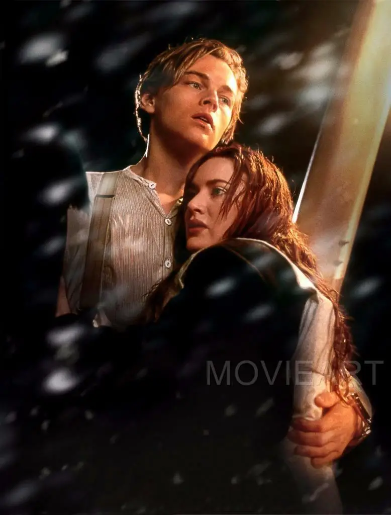 

TITANIC DICAPRIO WINSLET TEXTLESS MOVIE Picture Art Film Print Silk Poster for Your Home Wall Decor 24x36inch