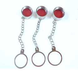 2pcs/lot L16 N Female UHF PL259 SO239 Female Dust Cap with Chain Resistor RF Coaxial Terminator Dust Cap Protective Cover