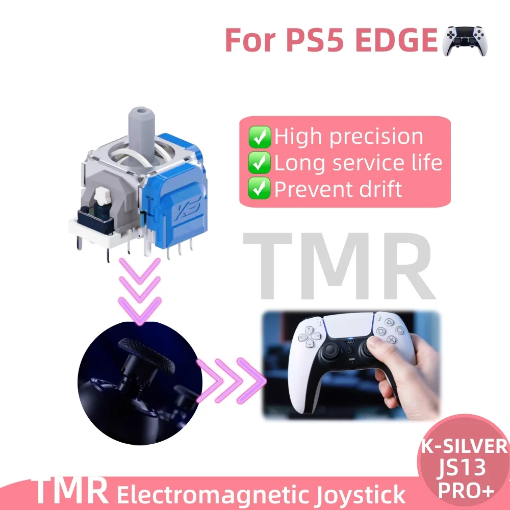 

2-10PCS High-quality TMR Joystick For PS5 edge Electromagnetic Joystick Controller 3D Analog Game Console No Drift Handle Rocker