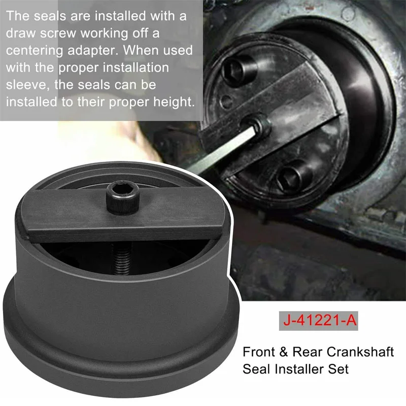 J-41221-A Front & Rear Crankshaft Seal Remover & Installer for 2003-2009 Chevrolet Kodiak, GMC TopKick with 7.8L Duramax 7800