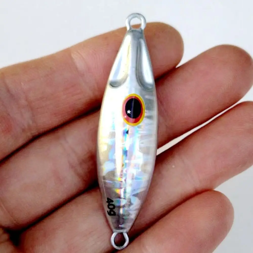 30G 40G 60G Slow Bee Jig Noctilucent Jigging Metal Jig Spoon Lure Lightweight Hard Bass Fishing Lure Boat Fishing